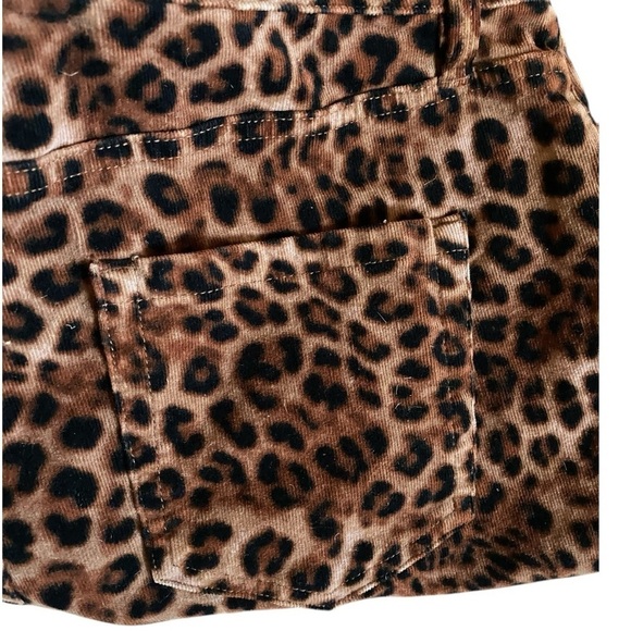 CHARTER CLUB Lexington Straight Leg Leopard Print Corduroy Pants Size 6 - Picture 12 of 15